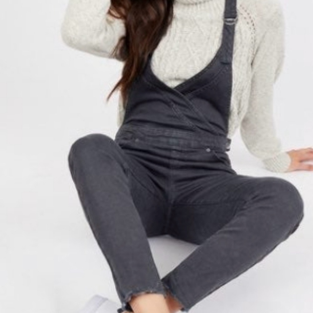 BCBG Overall Jean Gray size 29